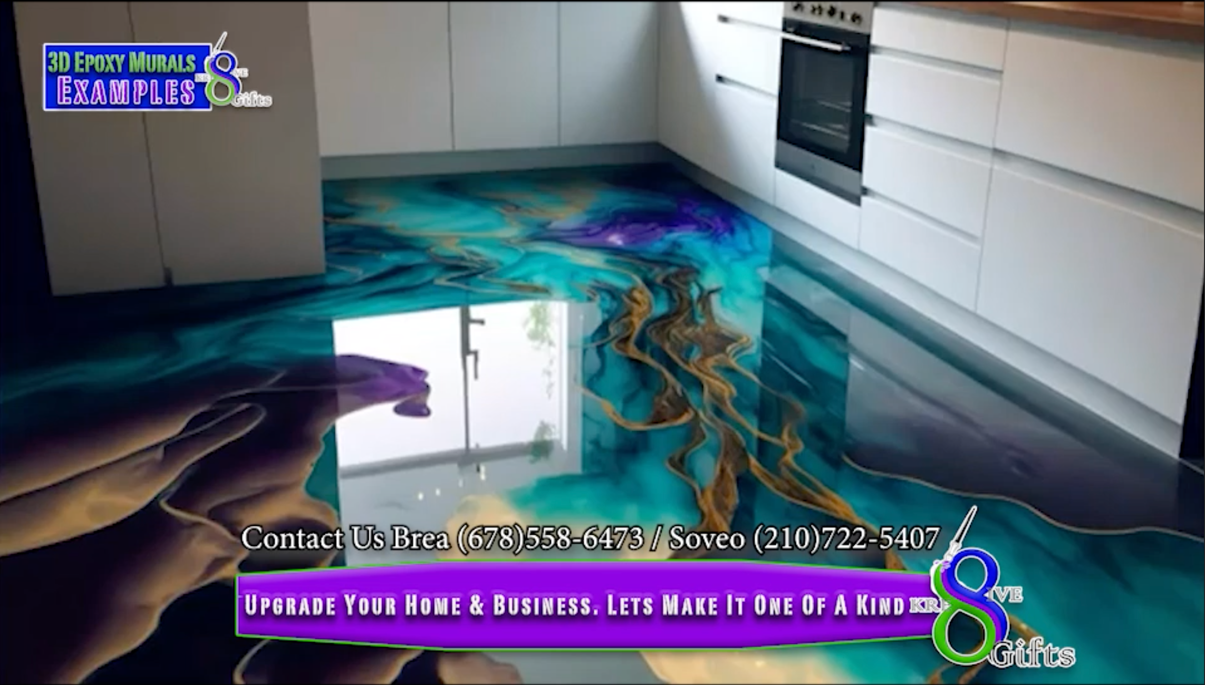 3D Epoxy Floor Murals
